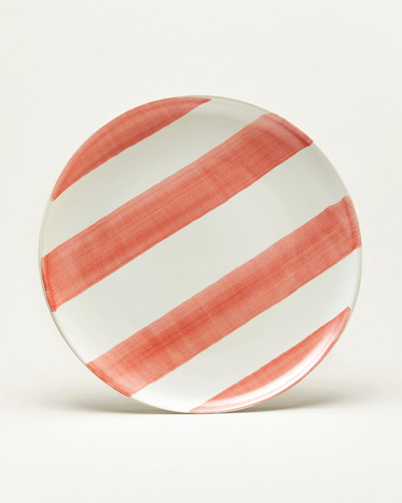 Big Plate Casa Lawa Edition - Red-White Striped