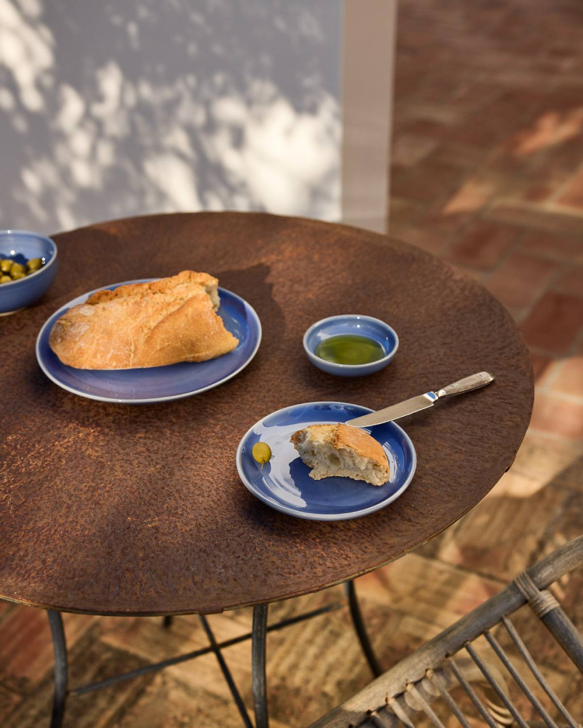 Mini Plate Classic - Sapphire Blue detail