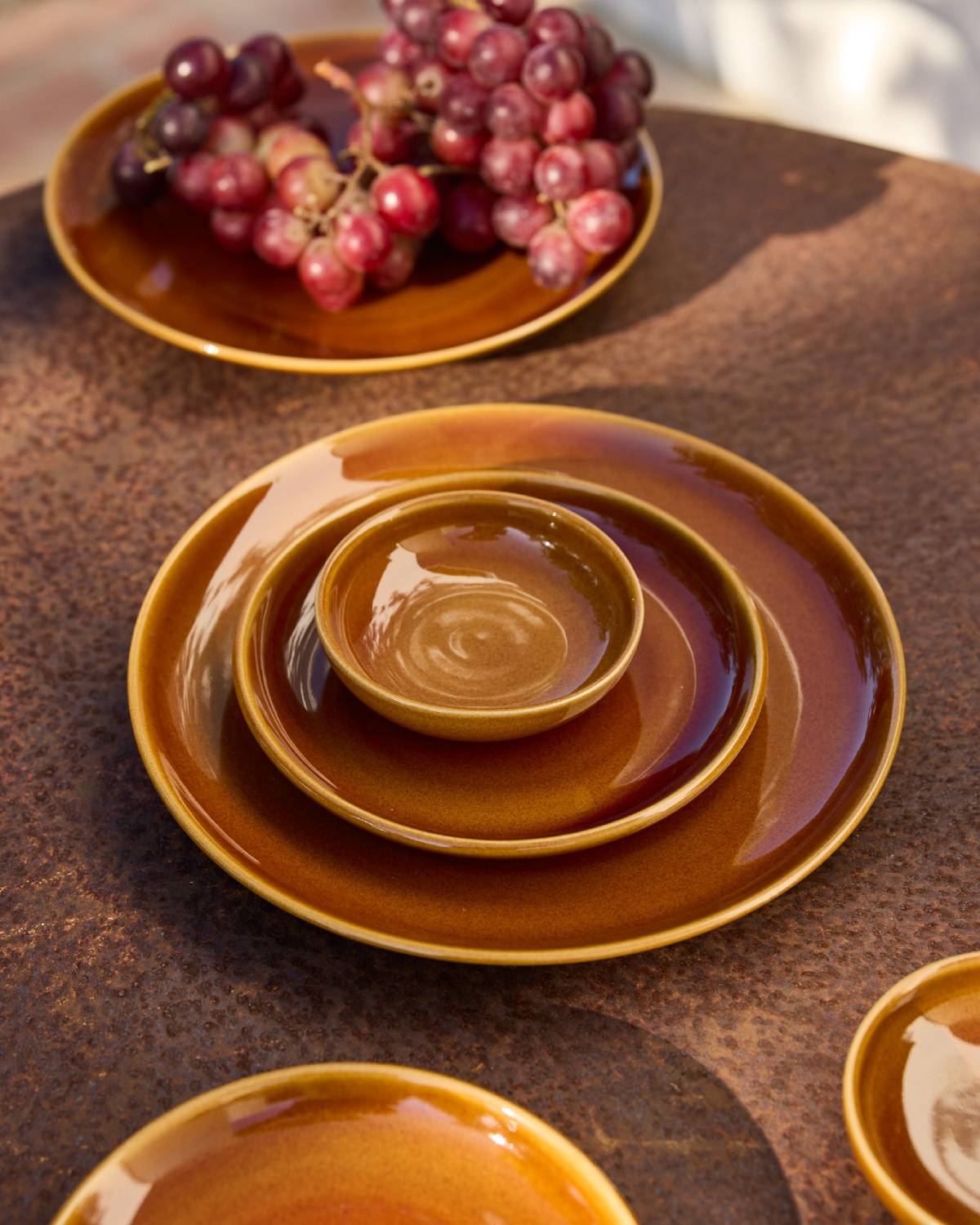 Mini Plate Classic - Amber detail