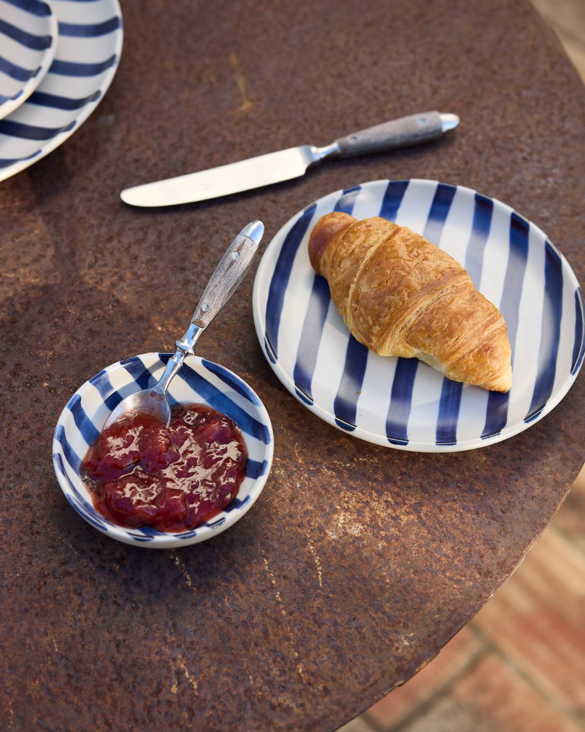 Mini Plate Classic - Dove Blue detail