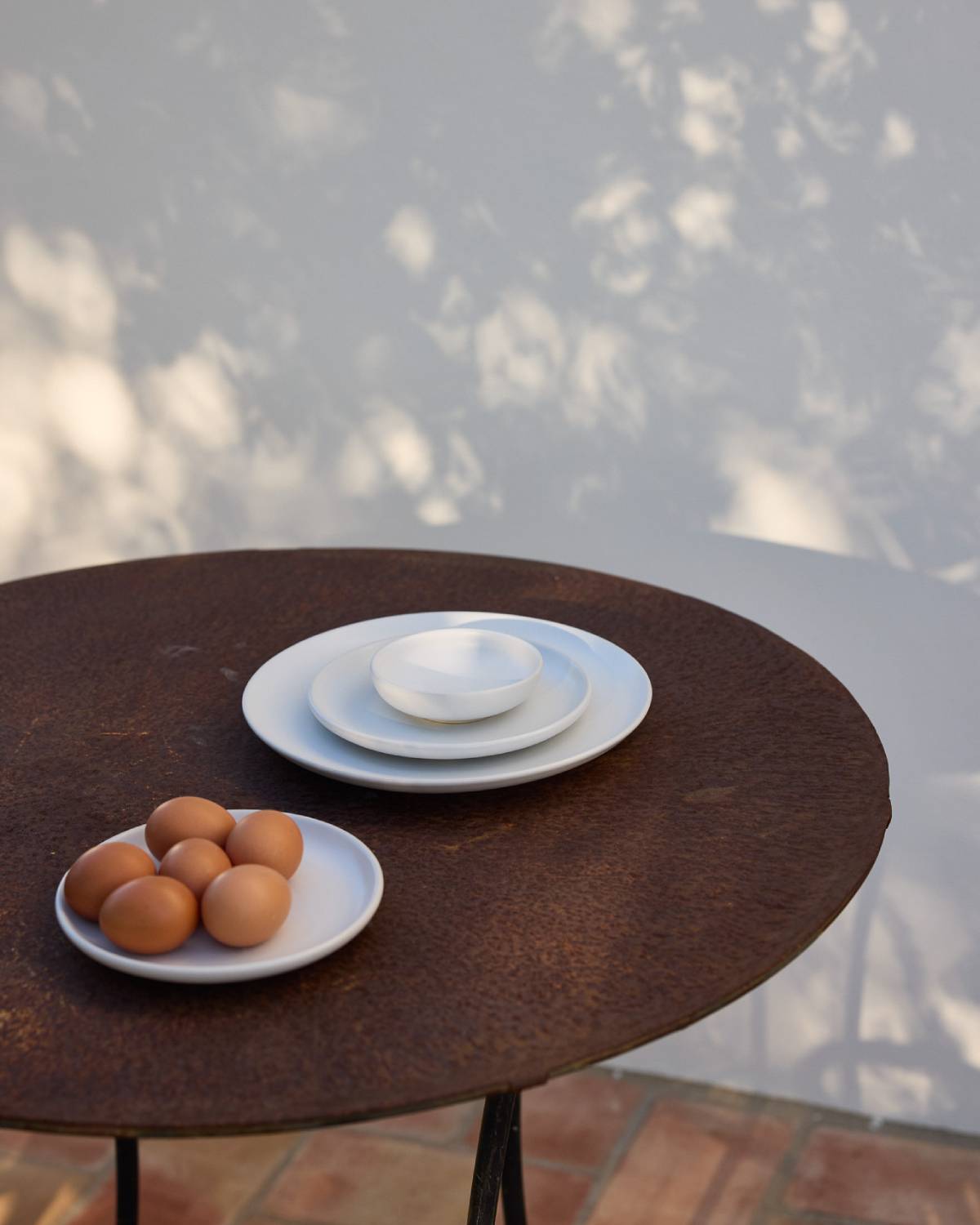 Mini Plate Classic - White lifestyle