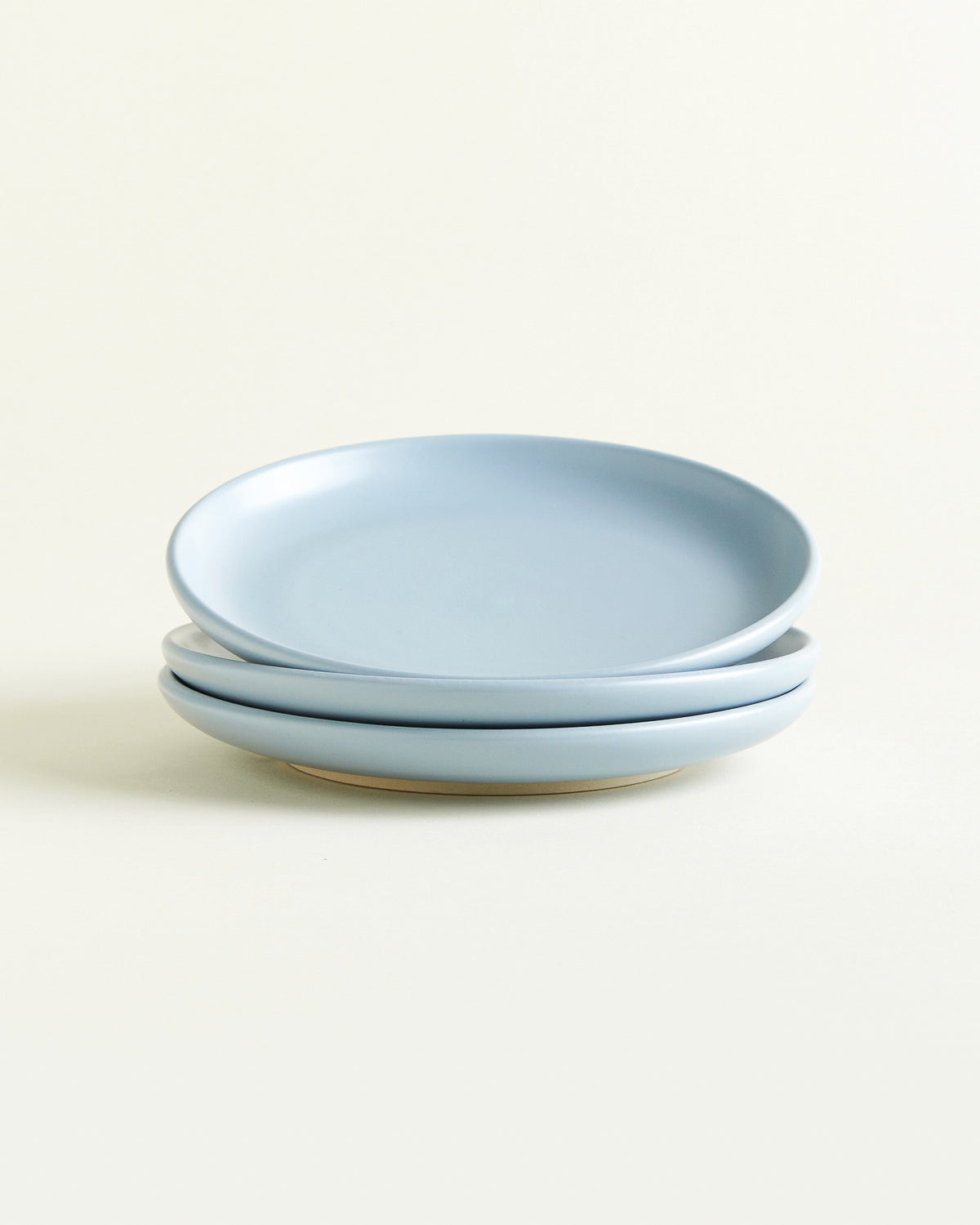 Mini Plate Classic - Blue-White Striped angle