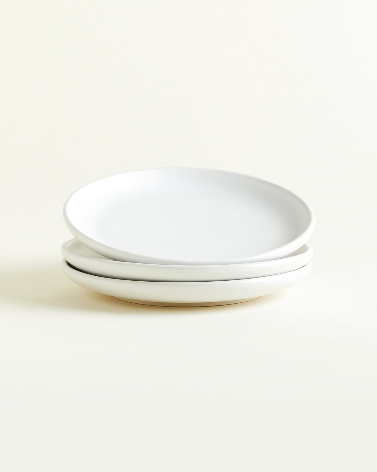 Mini Plate Classic - White angle