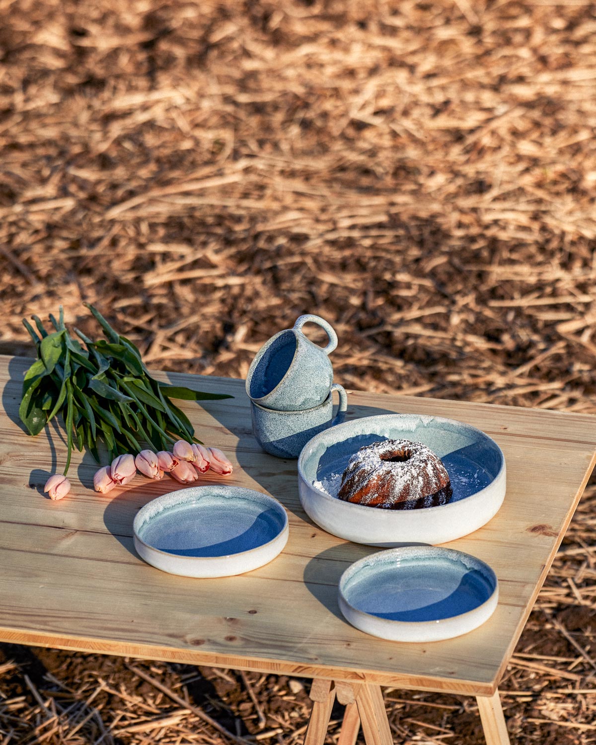 Deep Plate Traditional - Teal lifestyle