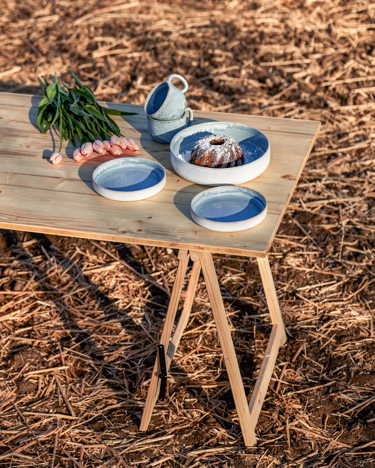 Deep Plate Traditional - Teal lifestyle