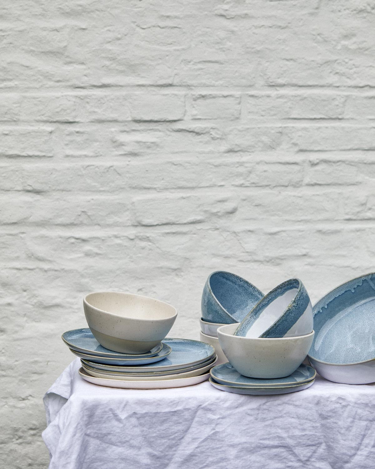 Large Plate Traditional - Teal lifestyle