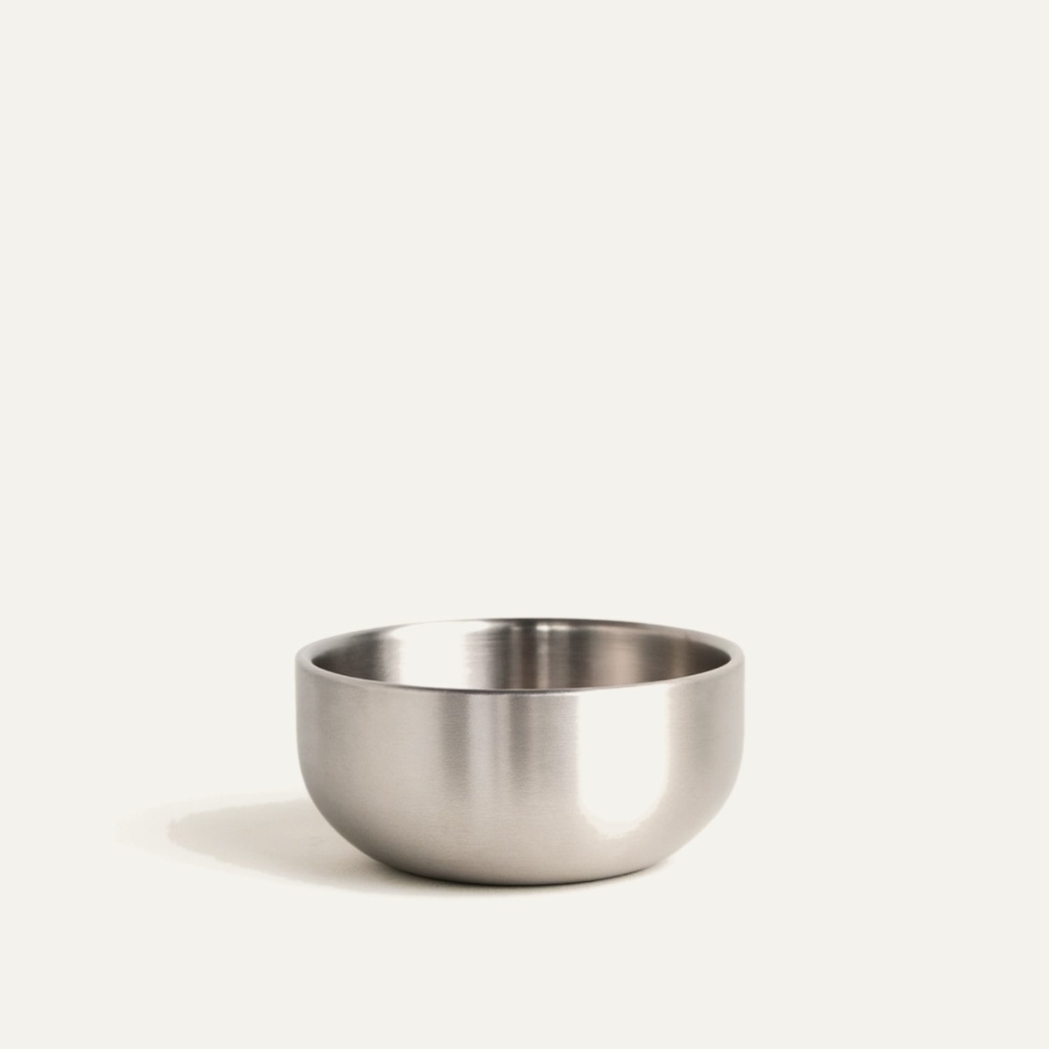 Serving Bowl — Brushed Stainless Steel, Small